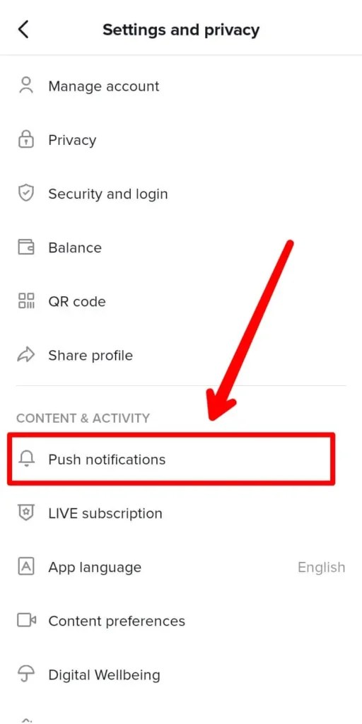 open push notifications