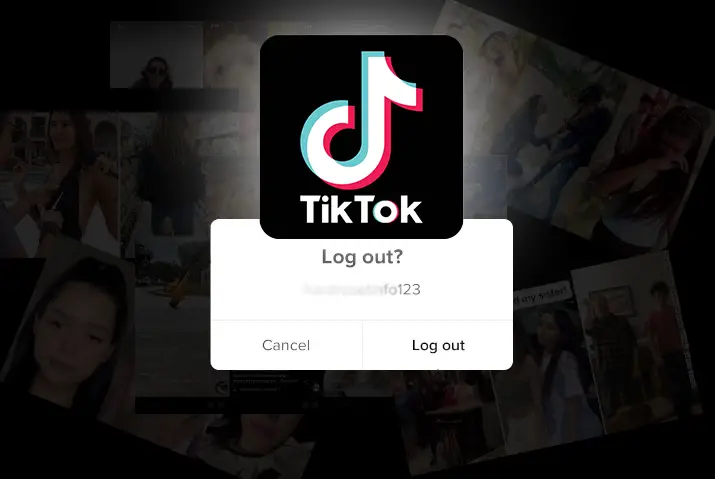 How to log out of your Tiktok account