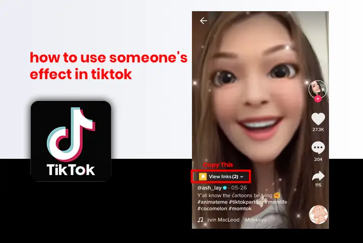How to use someone's effect in Tiktok