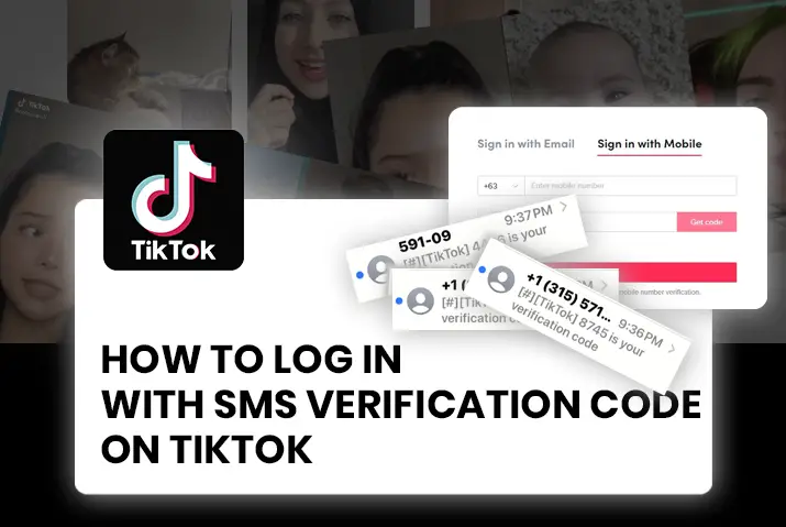 How to log in with SMS verification code on tiktok