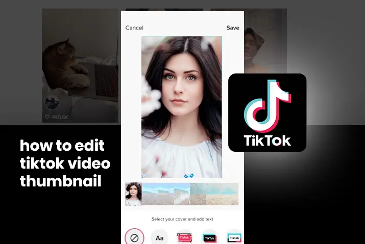 How to edit Tiktok video thumbnail
