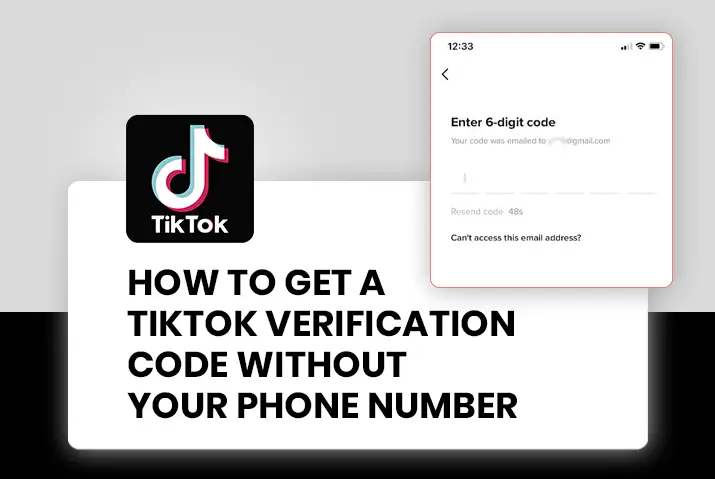 how to get a tiktok verification code without your phone number