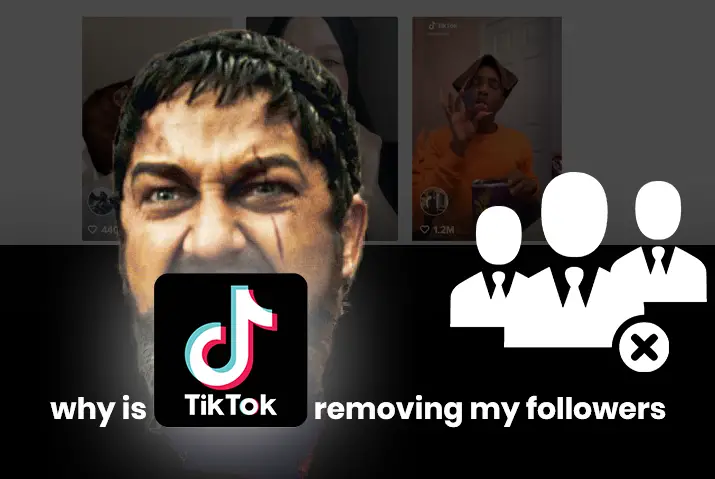 Why is Tiktok removing my followers