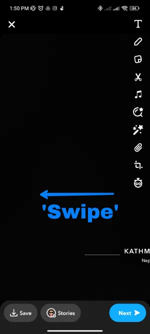 Swipe To Get The Location Filters