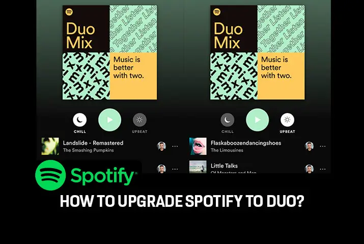 How to upgrade Spotify to duo