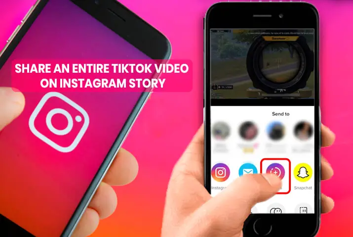 How to share an entire Tiktok video on Instagram story
