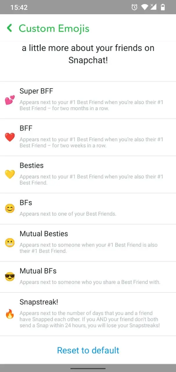 Snapchat emojis | Change Best Friend Emoji On Snapchat