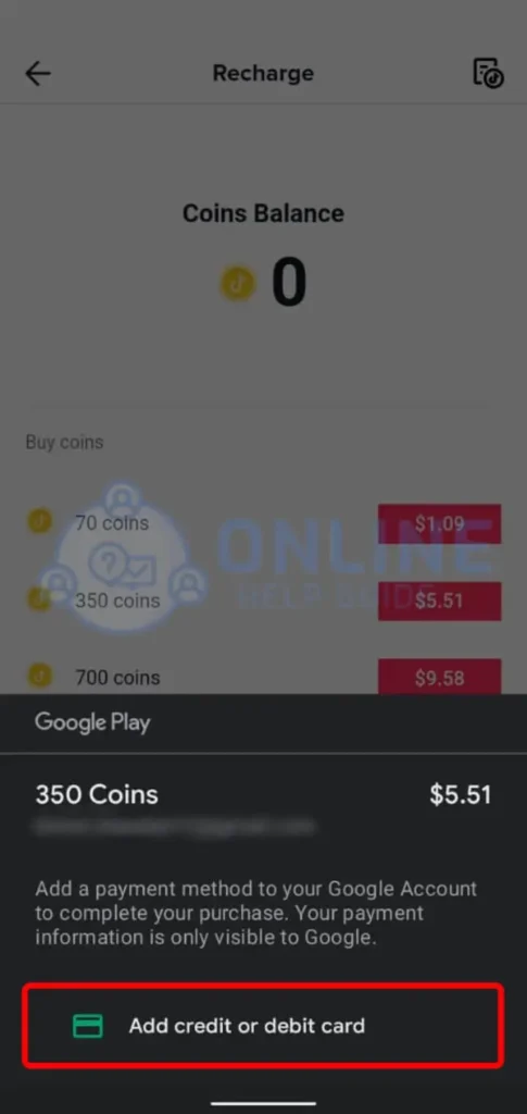 Step 8 Add A Payment Method | Cash Out Your TikTok Coins