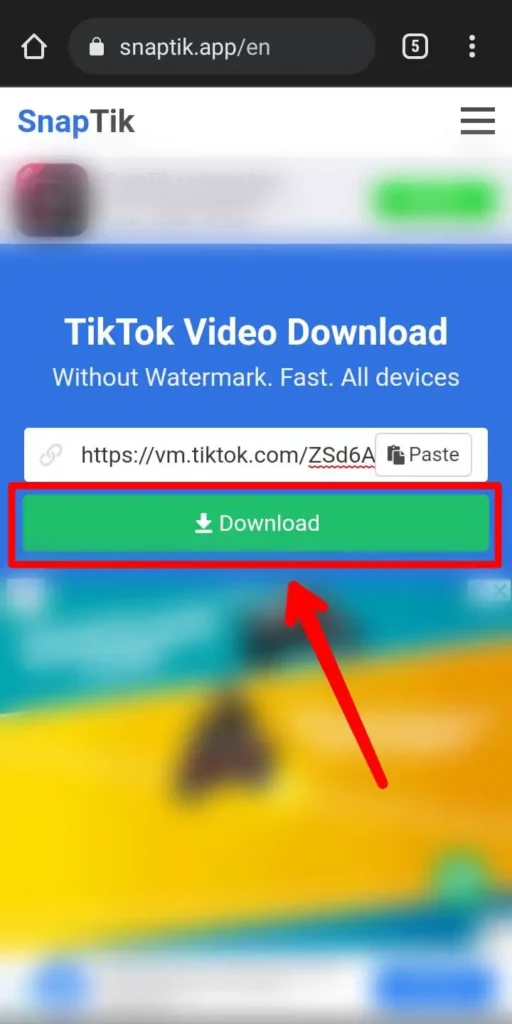 Step 8 Click The Save Video | Does TikTok Notify When You Save A Video