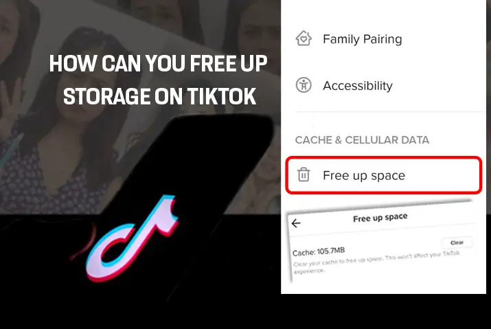 How can you free up storage on Tiktok