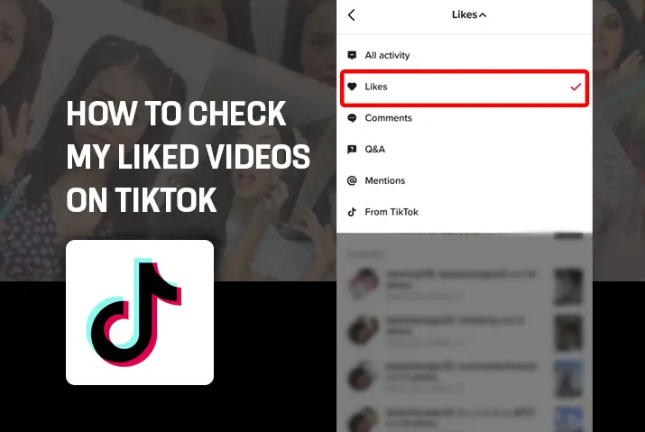 How to check my liked videos on Tiktok