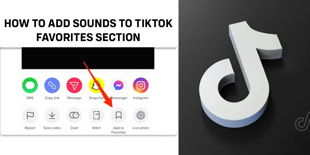 How To Add Sounds To Tiktok Favorites Section