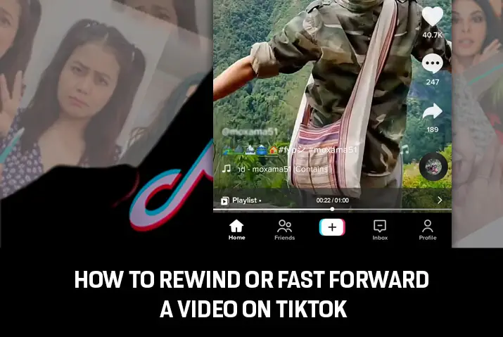 How to rewind or fast forward a video on tiktok