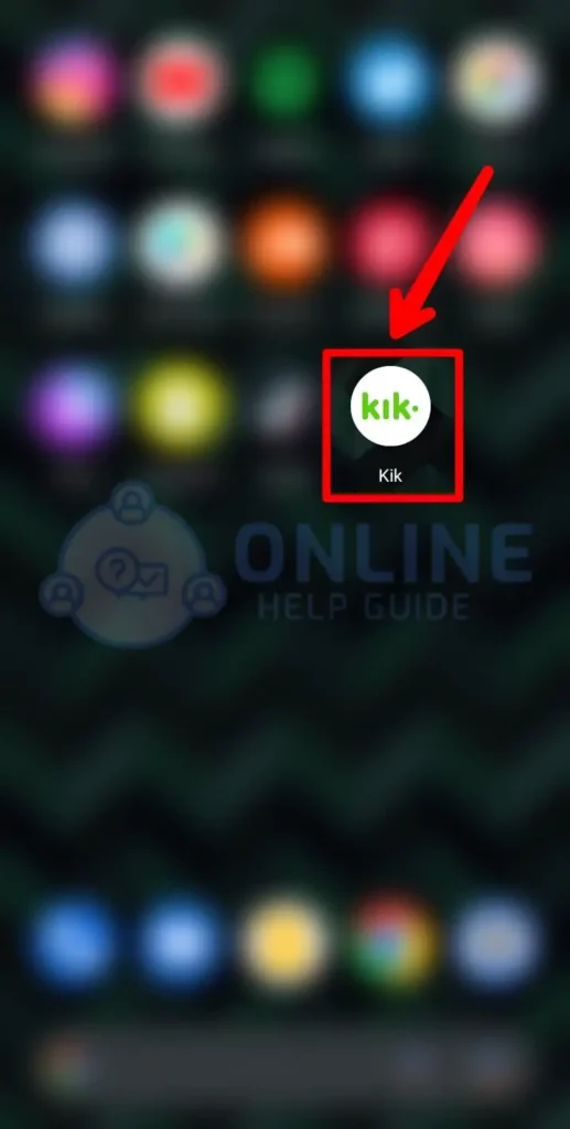 Step 1 Open The Kik App On Your Phone