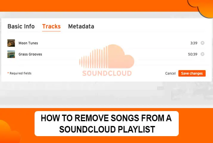 how to remove songs from a soundcloud playlist