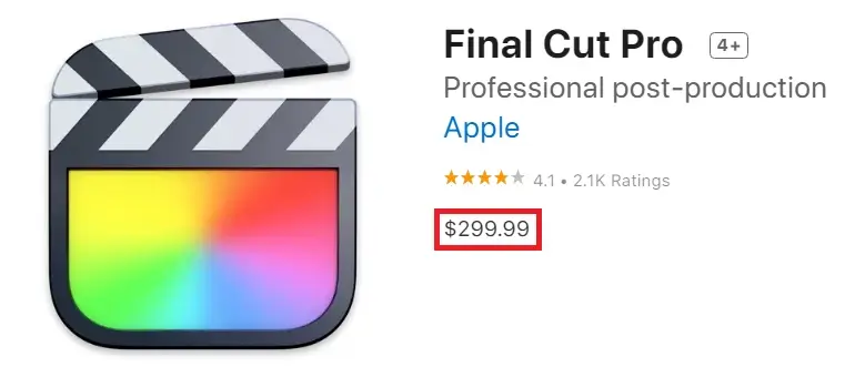 FinalCut Pro Pricing