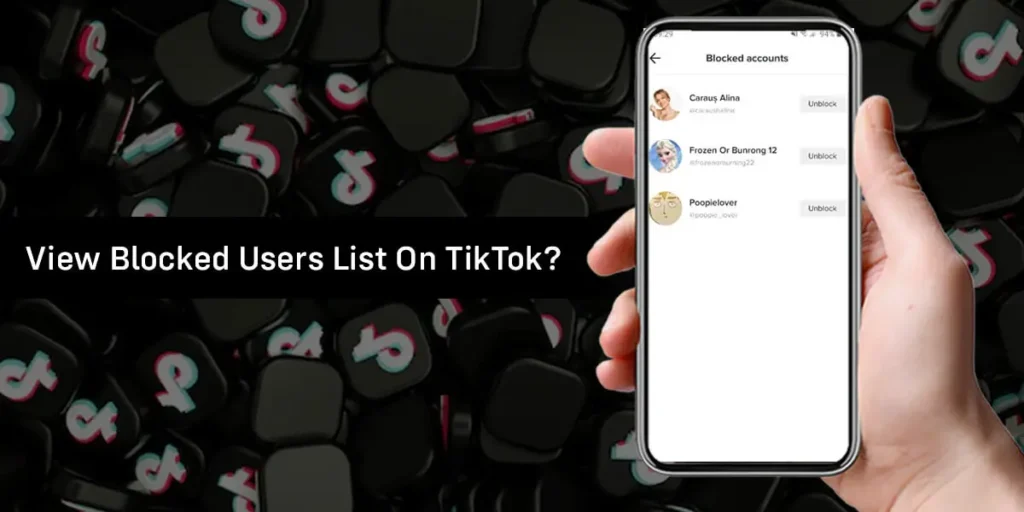 How To View Blocked Users List On TikTok