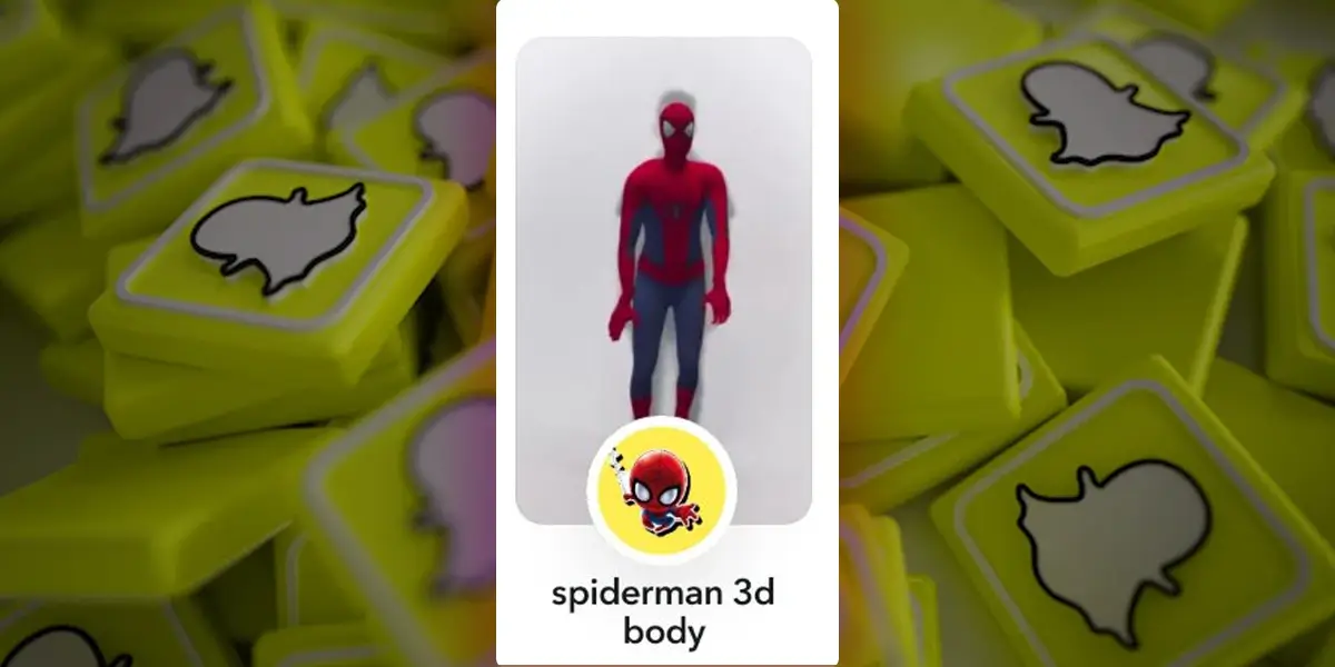 Spiderman 3D Body - Best Snapchat Filters For Bodybuilding