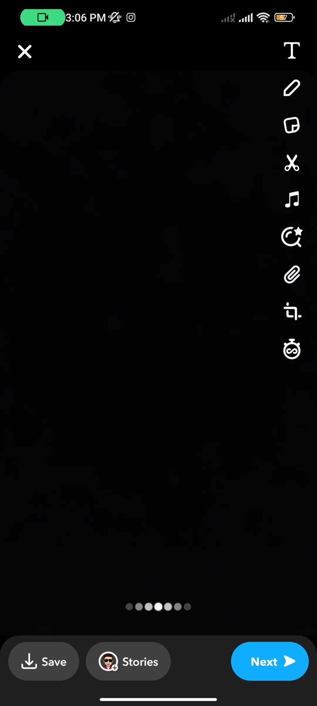 Get Off The Memories Section and click snap.