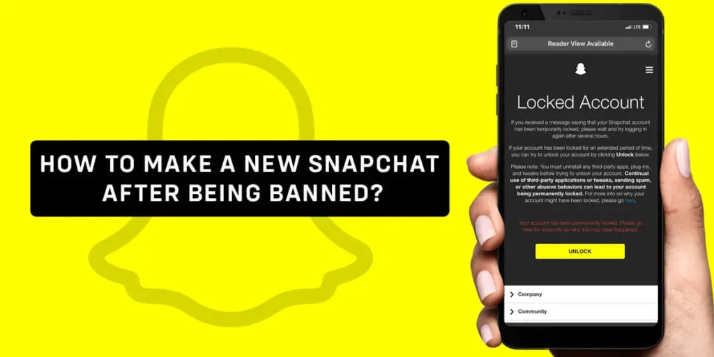 How To Make A New Snapchat After Being Banned