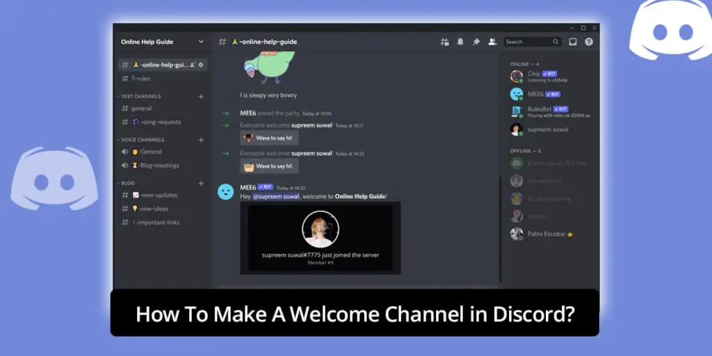 How To Make A Welcome Channel in Discord