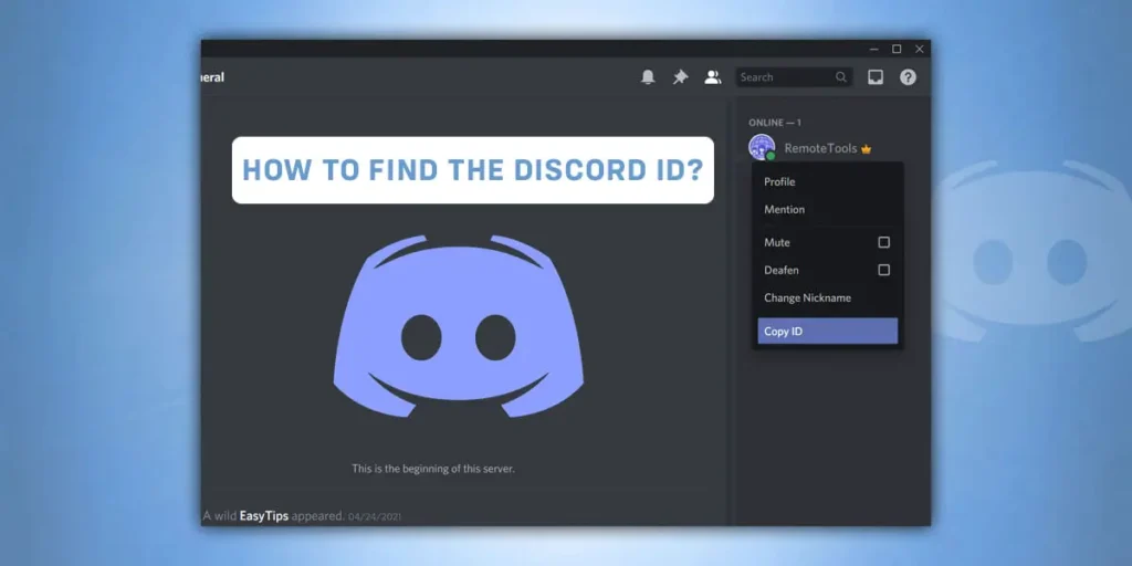 How To Find The Discord ID?