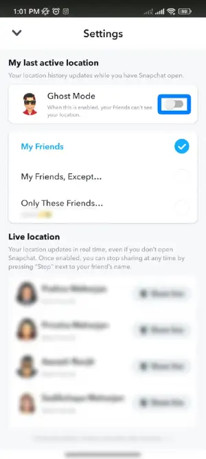 Activate Ghost Mode | Add Fake Location Filters On Snapchat