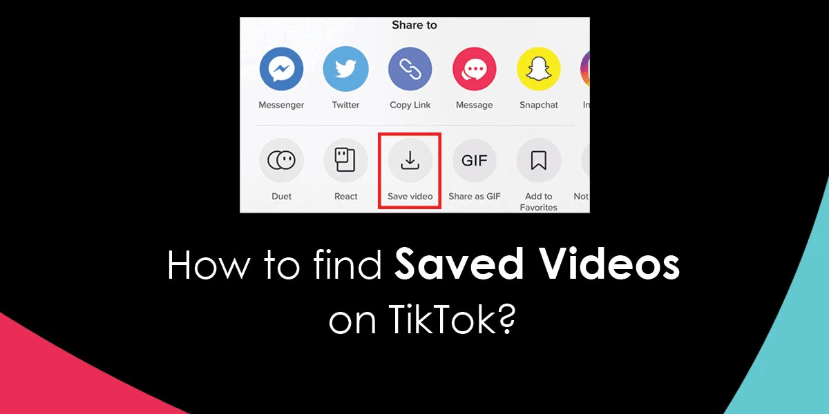How To Find Saved Videos On TikTok