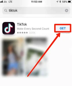 Step 1 Download the TikTok application from the app store