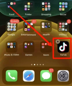 Step 2 Open the TikTok application on your device