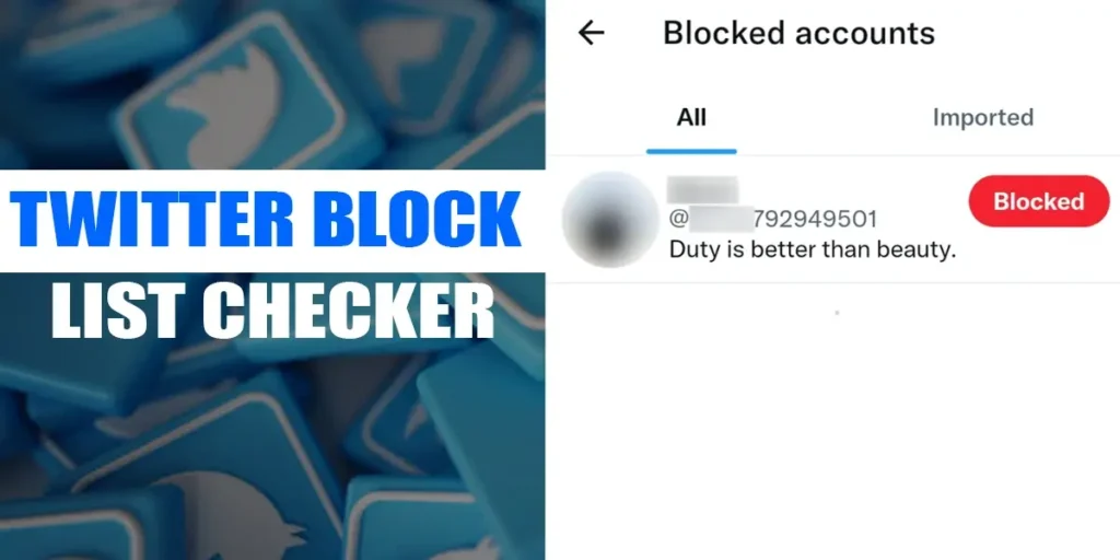 Twitter Block List Checker