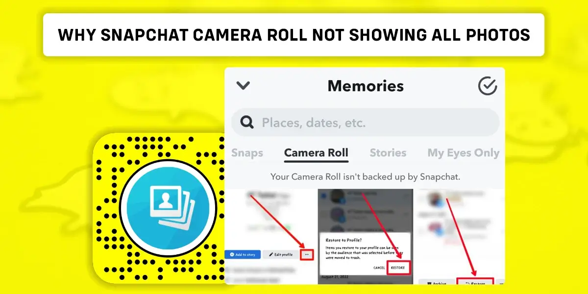 Why Snapchat Camera Roll Not Showing All Photos