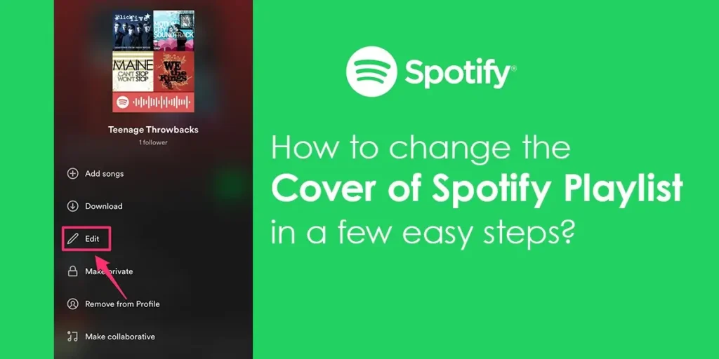 How to change the cover of spotify playlist in a few easy steps