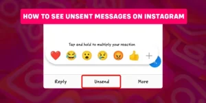 how to see unsent messages on Instagram