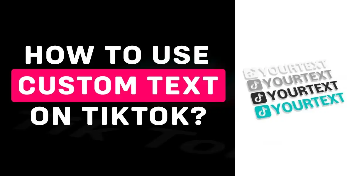 How to use custom text font on TikTok