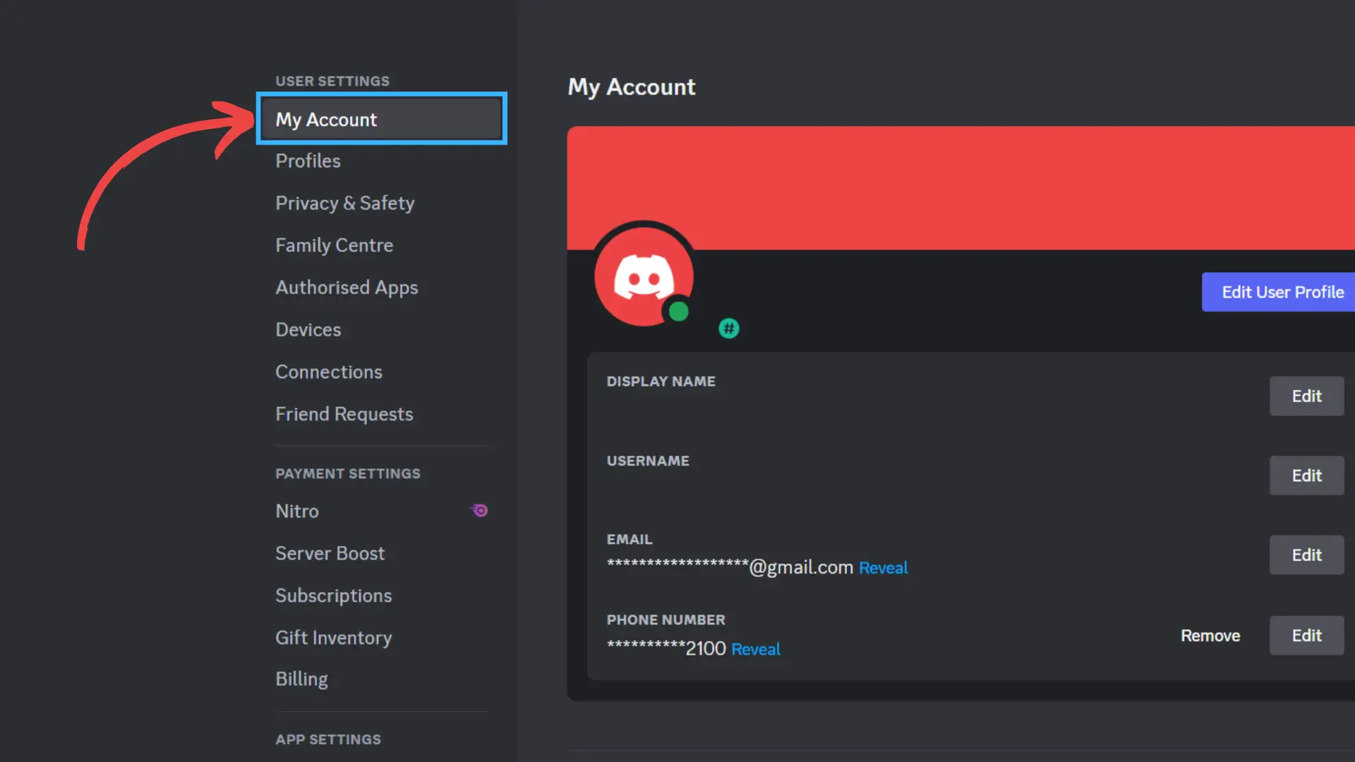 Step 3 Open My Account Tab How To Change Your Name On Discord