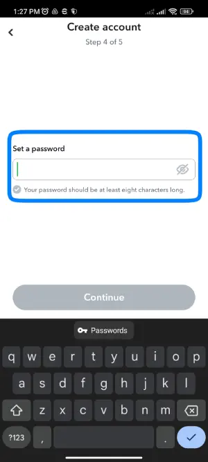 Set Your Password