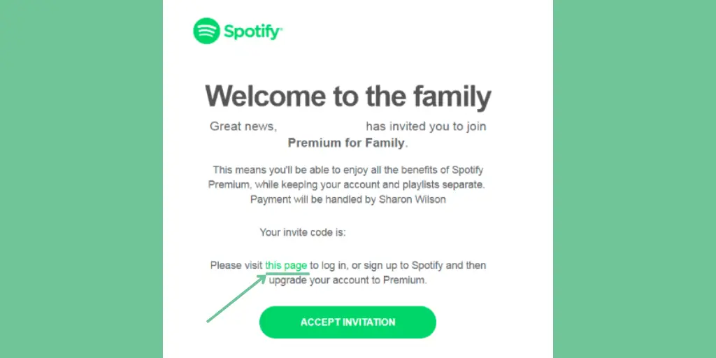 Go For The Invitation Link | Spotify Family Invite Not Working