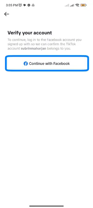 Verify Your Account