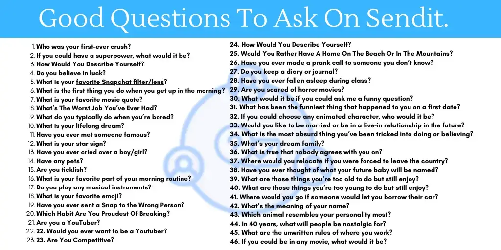 Good Questions To Ask On Sendit