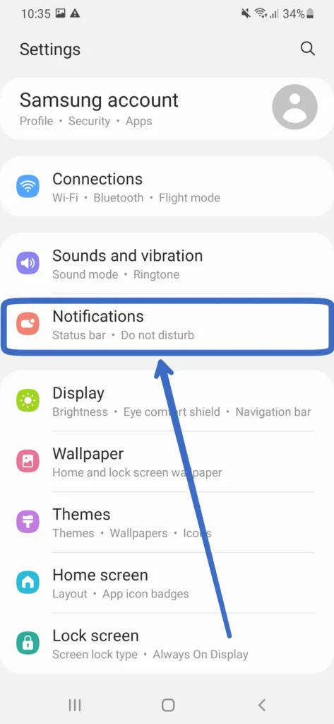 Step 2: Open Apps & Notifications | See Who Liked Someone Else's Comment On Tiktok