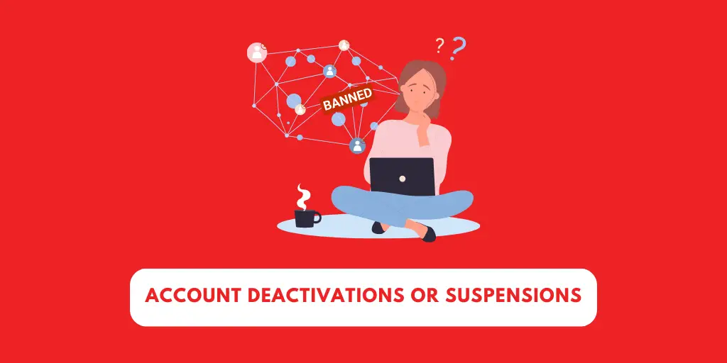 Account Deactivations Or Suspensions