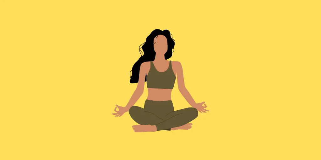 Doing Yoga Or Meditation