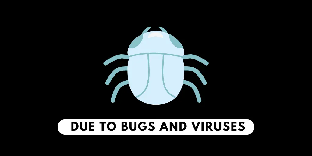 Due to Bugs and Viruses