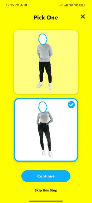 Pick The Gender -Two-Person Snapchat Cameos