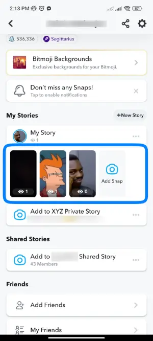 Select The Story You Want To View