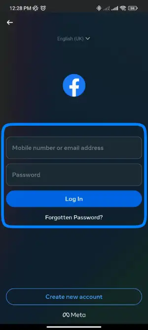 Login Into Your Account