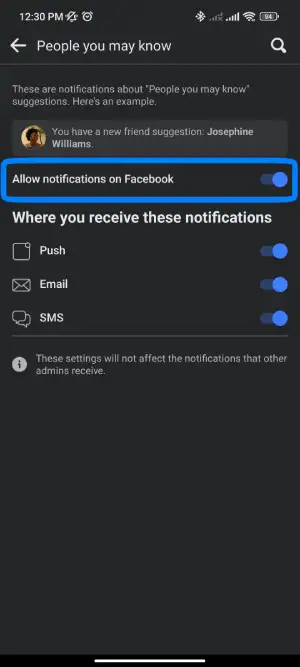 Turn Off Suggestions